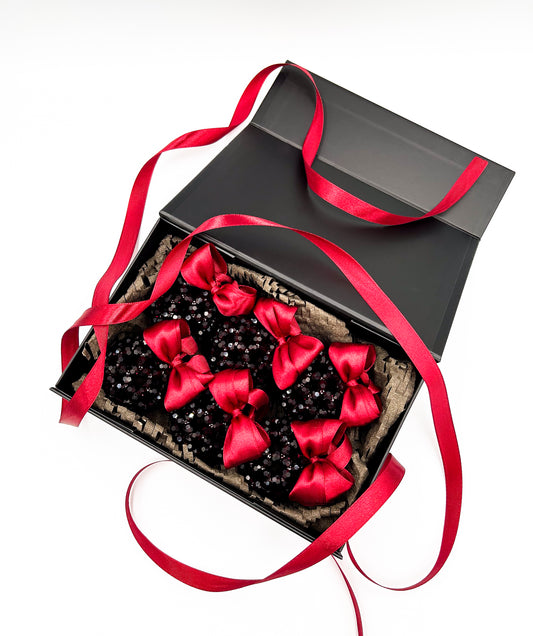 Bombki Świąteczne ,,Bordo" 6 szt.