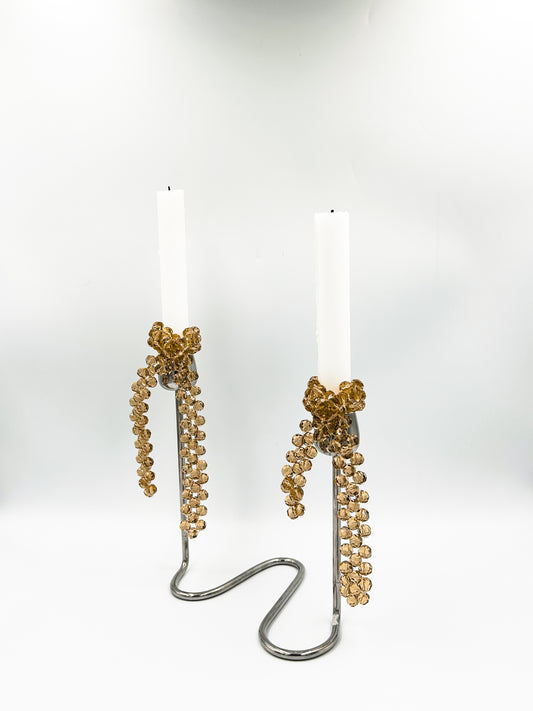 Zawieszki na świecznik ,,Lumiere Champagne"