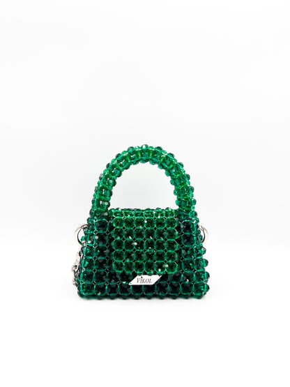 Handbag ,,Nika mini Emerald''
