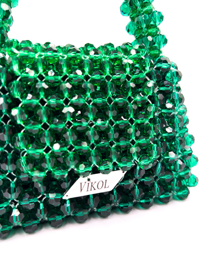 Handbag ,,Nika mini Emerald''
