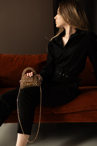 Torebka ,,Nika mini Champagne"