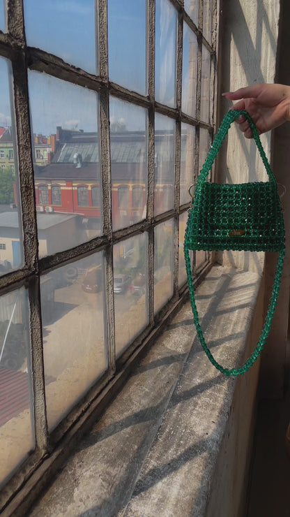 Handbag ,,Asteria Emerald''